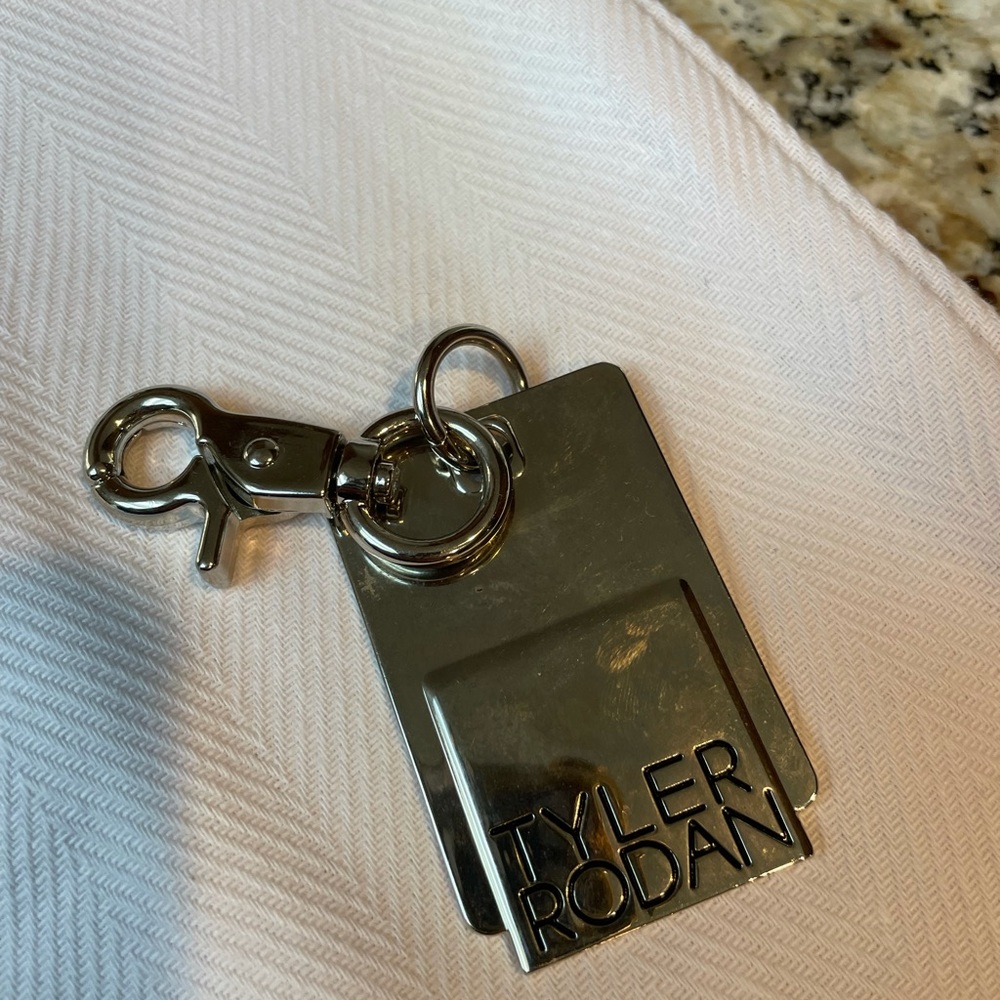 Tyler Roden silver key fob chain
